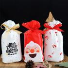 5-10pcs Merry Christmas Gift Bags Christmas Candy Cookie Chocolate Bag_1